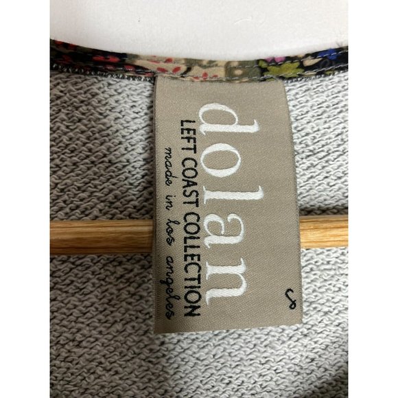 Anthropologie Dolan Women's Small Gray Zippered Pockets Tunic Sweater Dress - Picture 6 of 9